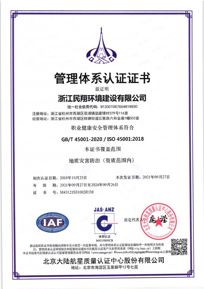 職業(yè)健康安全管理體系